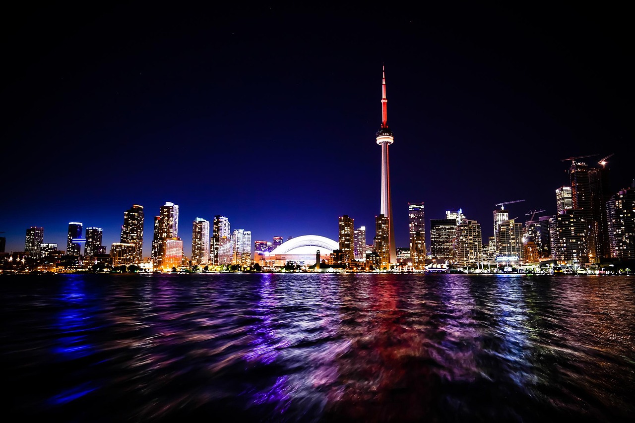 View of Toronto skyline over water at night, representing the recognition of Shael Eisen and Cassandra Ball of Eisen Law in the 2027 edition of The Best Lawyers in Canada for Trusts and Estates.